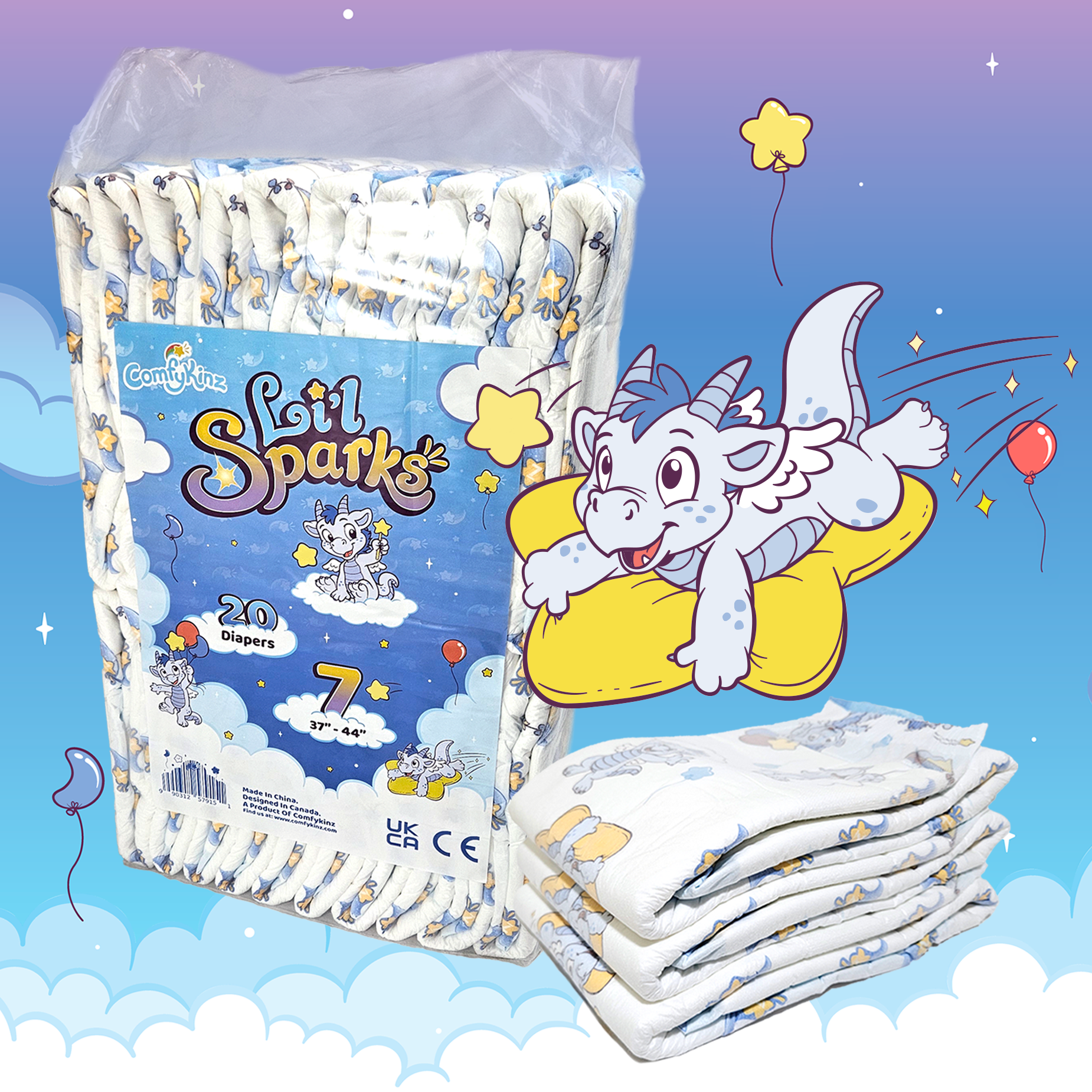 ComfyKinz Li'l Sparks - Medium / 20-Pack